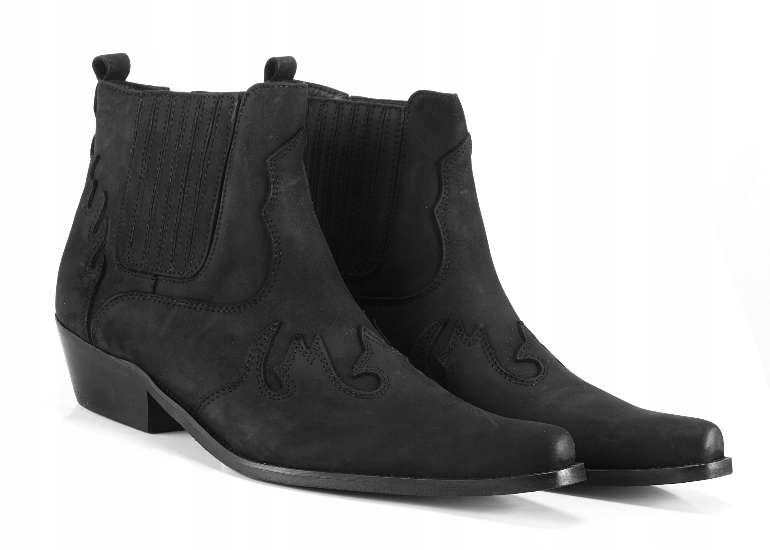 KOWBOJKI model K-630 Skóra roz.39-46 NOWY MODEL Rozmiar 41