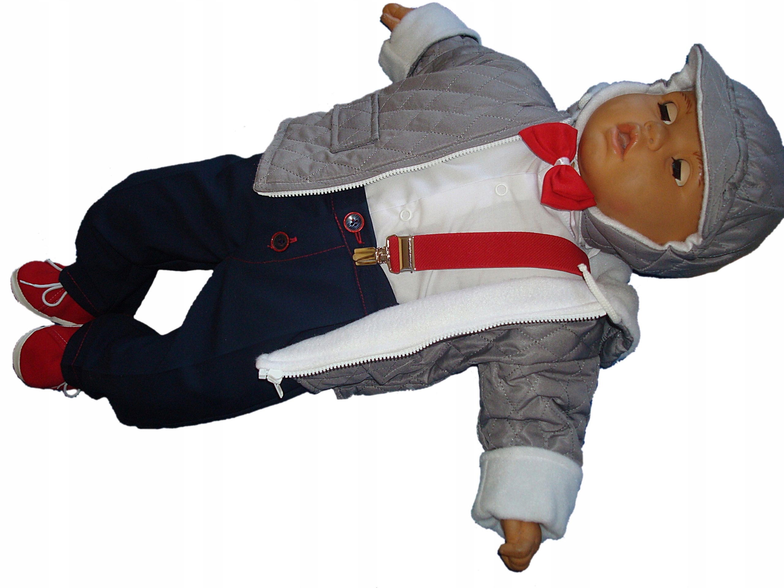 ЗИМНИЙ КОСТЮМЧИК ШТАНЫ УТЕПЛЕННЫЕ КРЕЩЕНИЯ КУРТКА 68