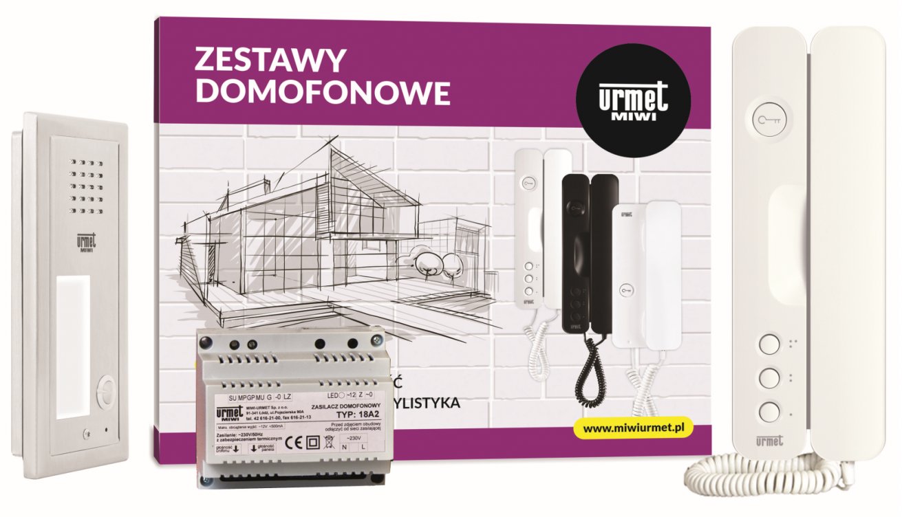 Zestaw Domofonowy Domofon Miwi Urmet 6025/401