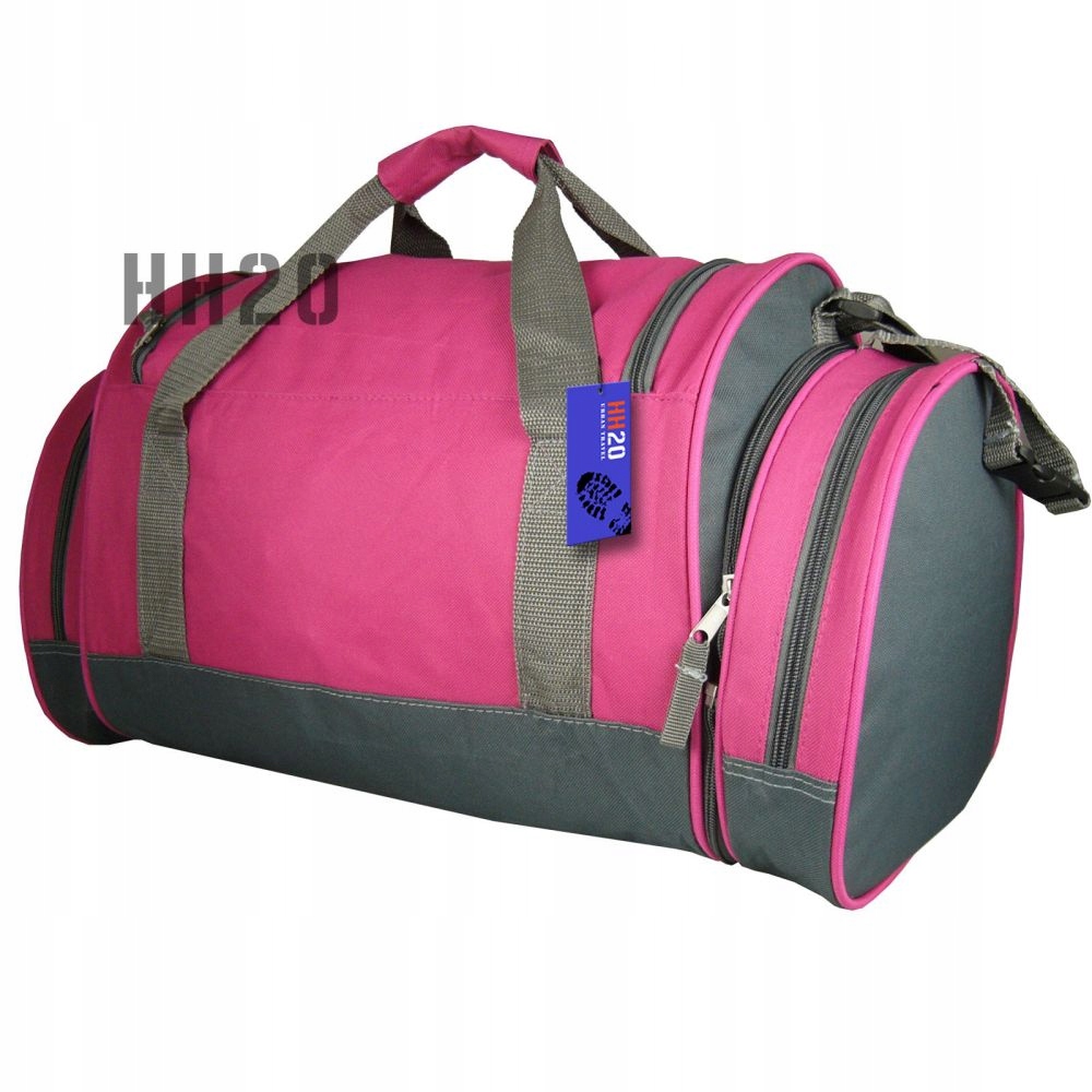 TORBA + KOSMETYCZKA Podróżna SPORTOWA BAGAŻ PODRĘCZNY DO SAMOLOTU SB07 Wysokość 29 cm