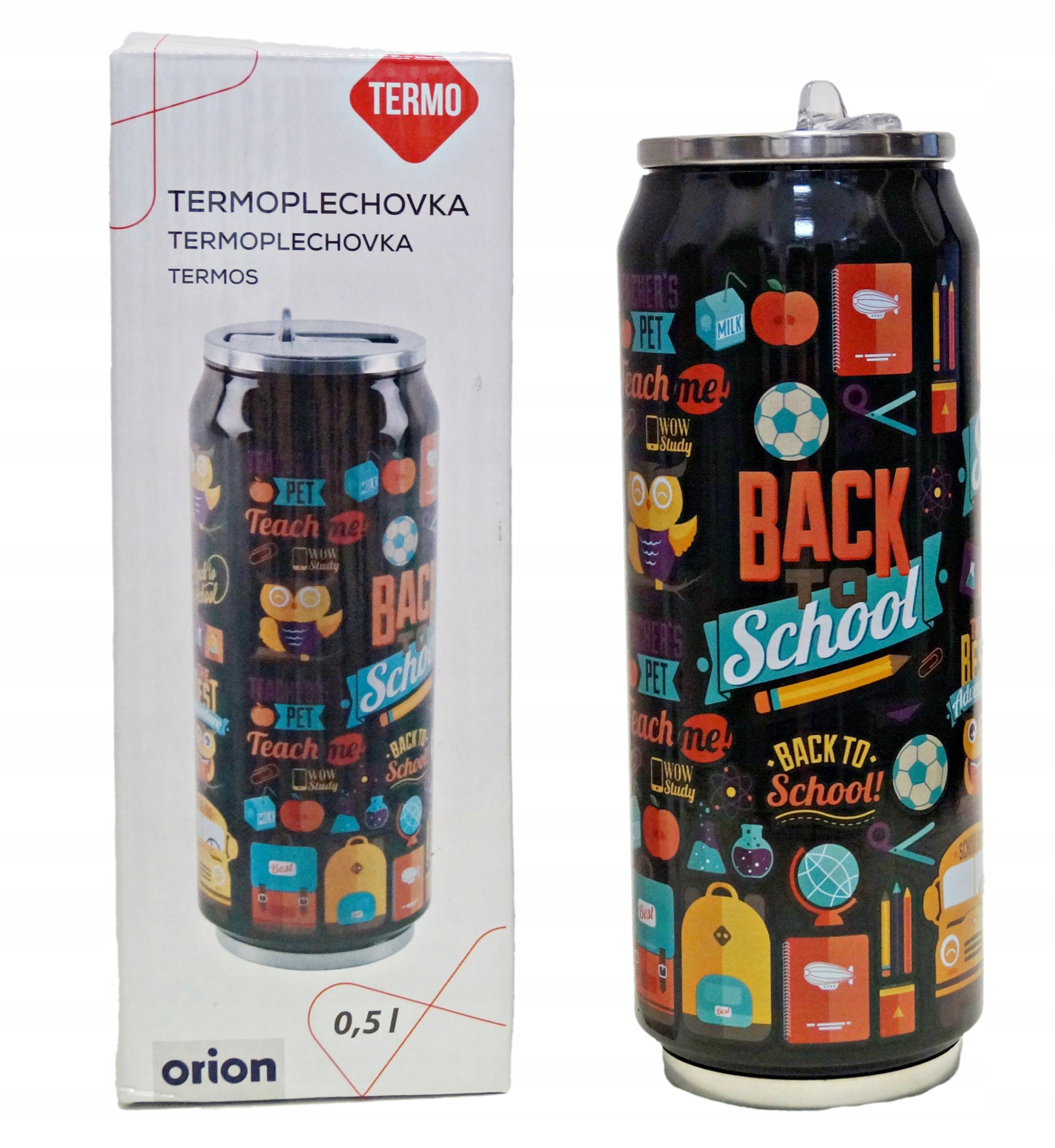

Kubek Termiczny Termos Bidon Puszka Szkoła 500ml