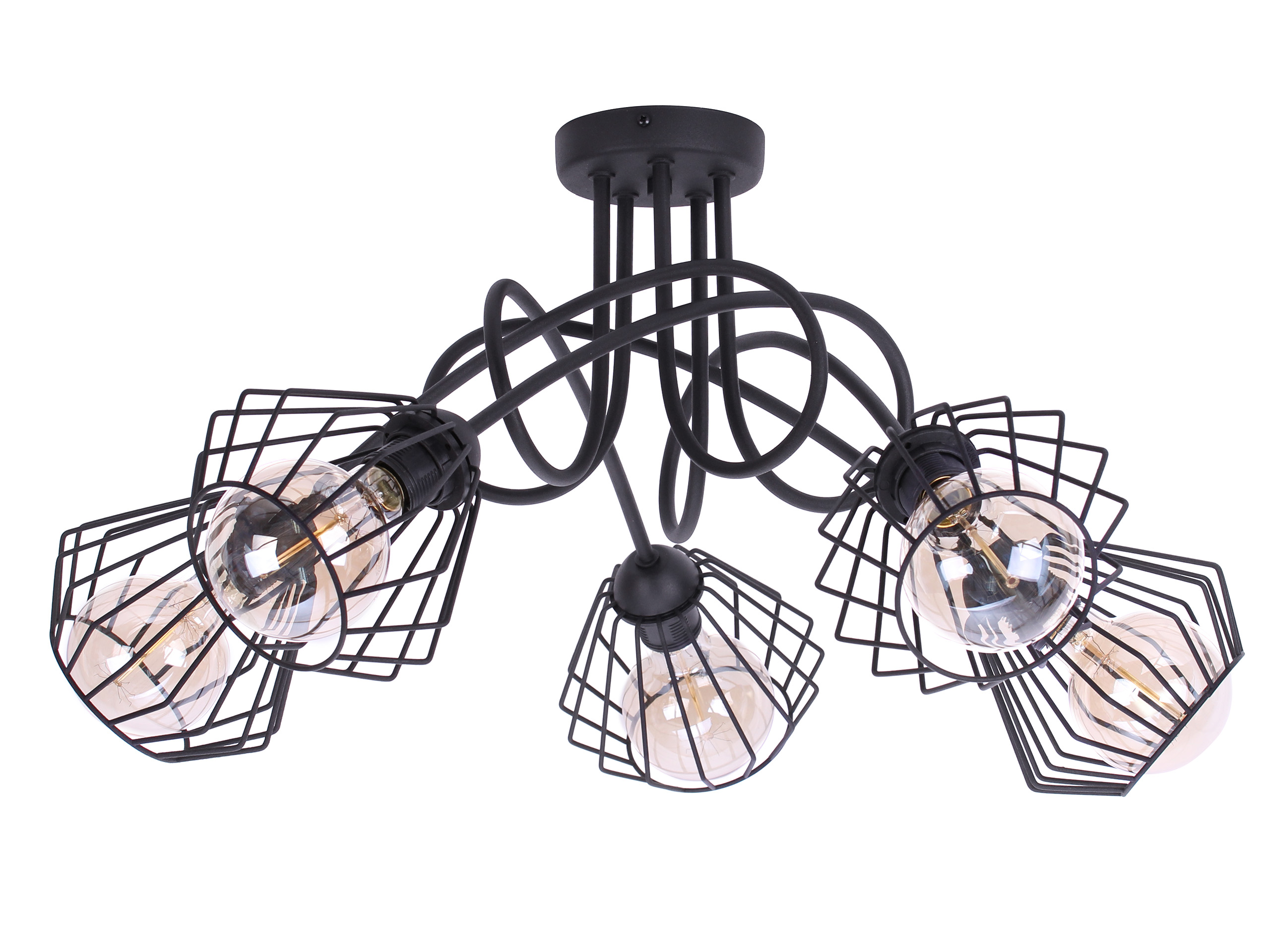 

Nowoczesna Lampa wisząca Sufitowa z drutu Led Loft