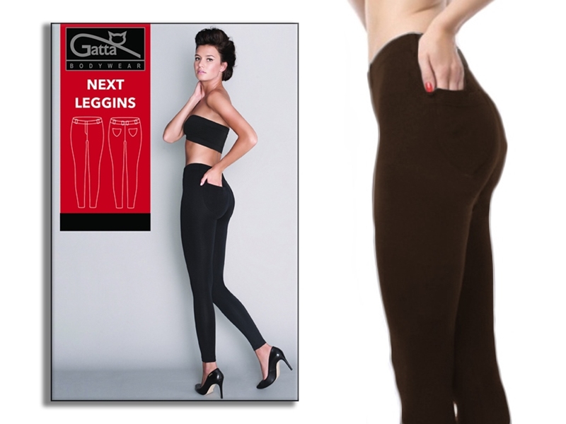 

Spodnie legginsy Gatta Next Leggings S 36 brązowy