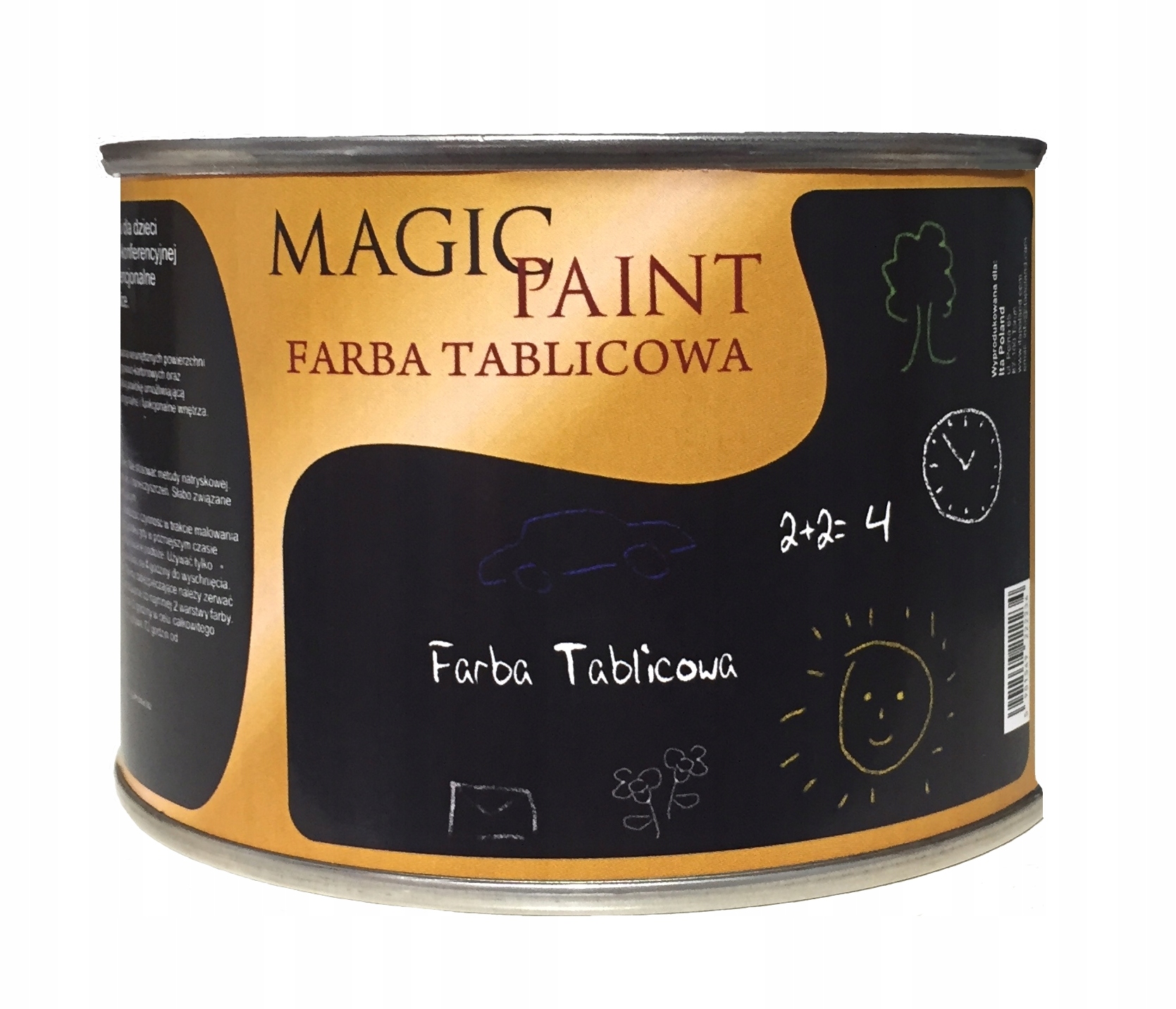 

Farba tablicowa Czarna 1L nawet 12m2 + Mieszadełko