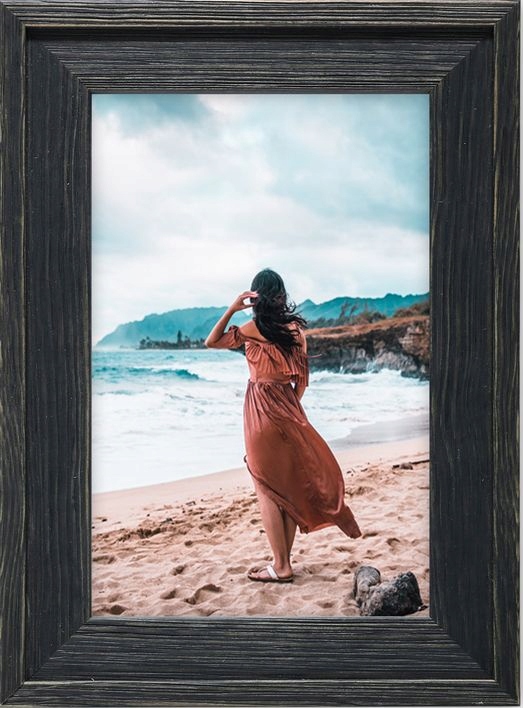 

Ramka Na Zdjęcia Czarna Rama Drewniana 15x21