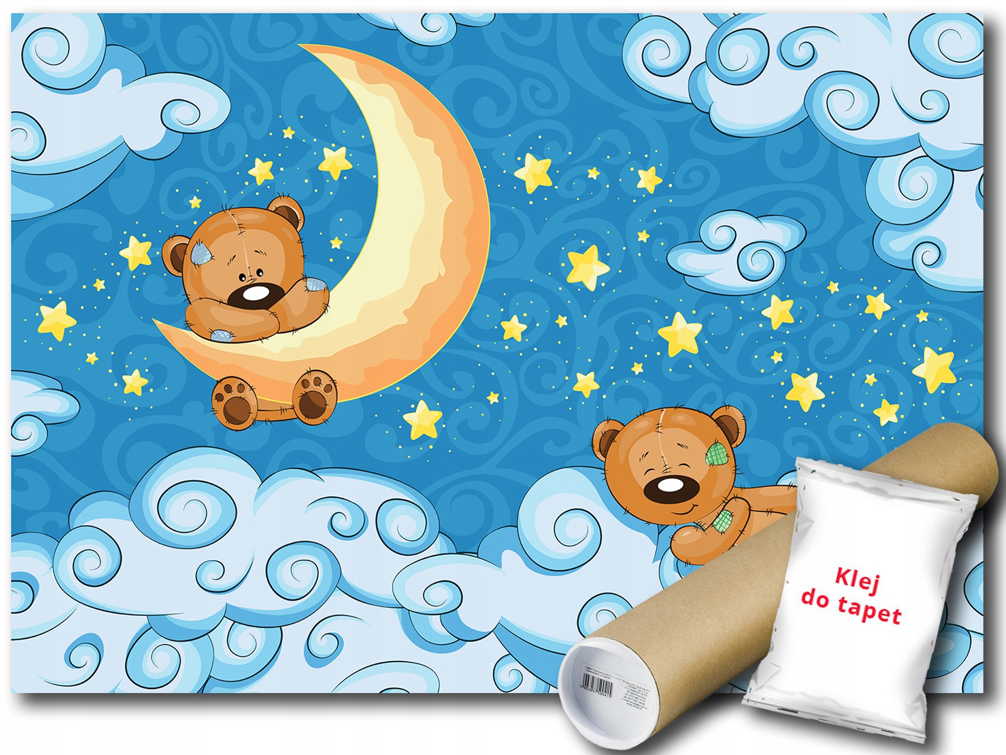 Vinylová Fototapeta Medvídek Měsíc 368x254