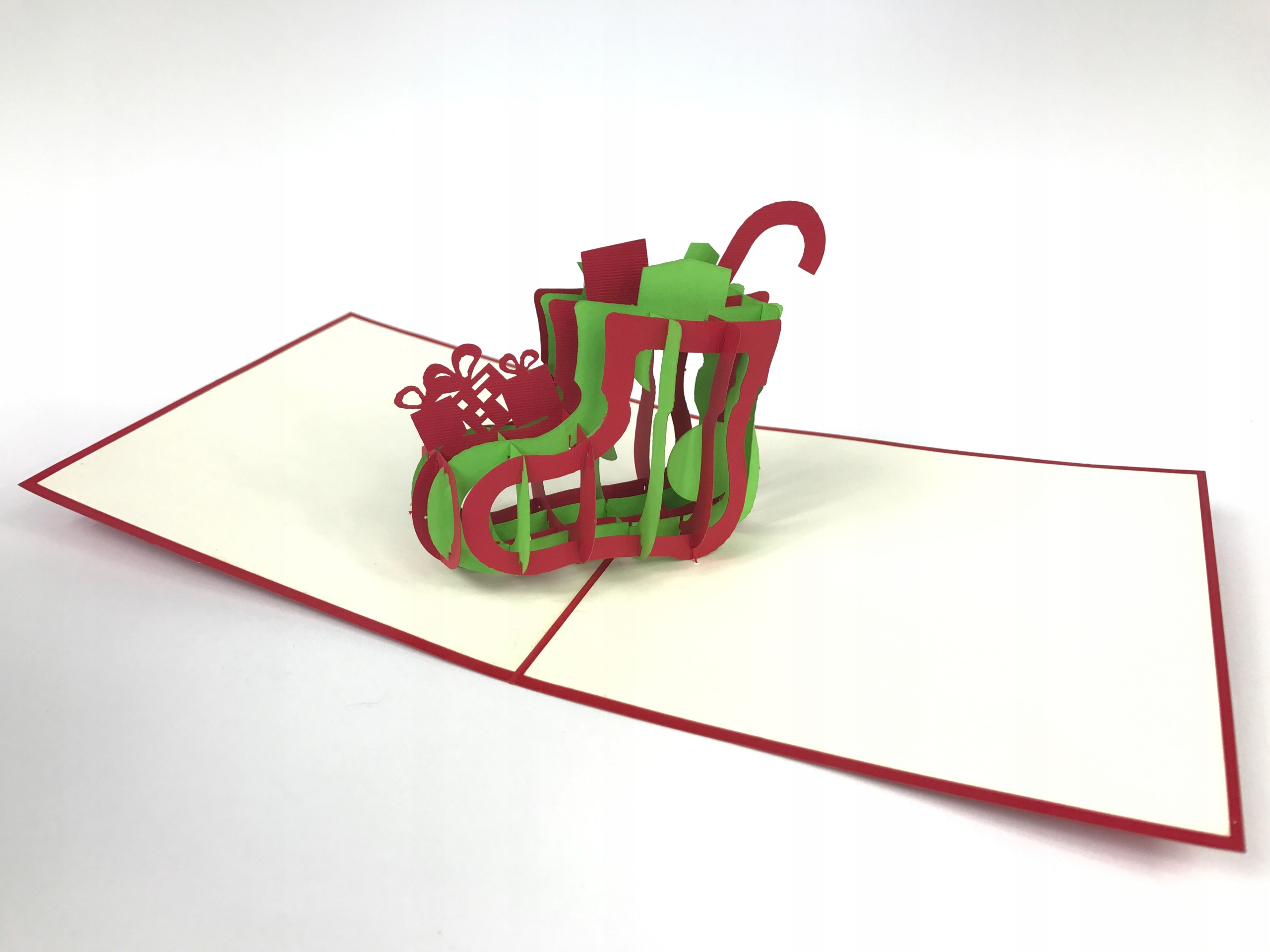 Vánoční ponožky Přání 3D Dárek Mikuláš Vánoce Wow