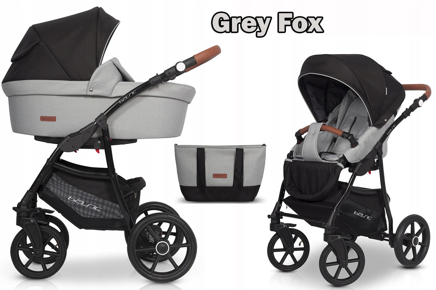 WÓZEK RIKO BASIC 2 KOLORY 2W1 DODATKI Model basic