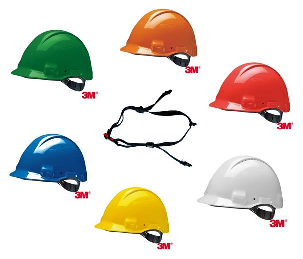 HEŁM OCHRONNY KASK BUDOWLANY 3M REG ŚRUB. ZIELONY Model 3M