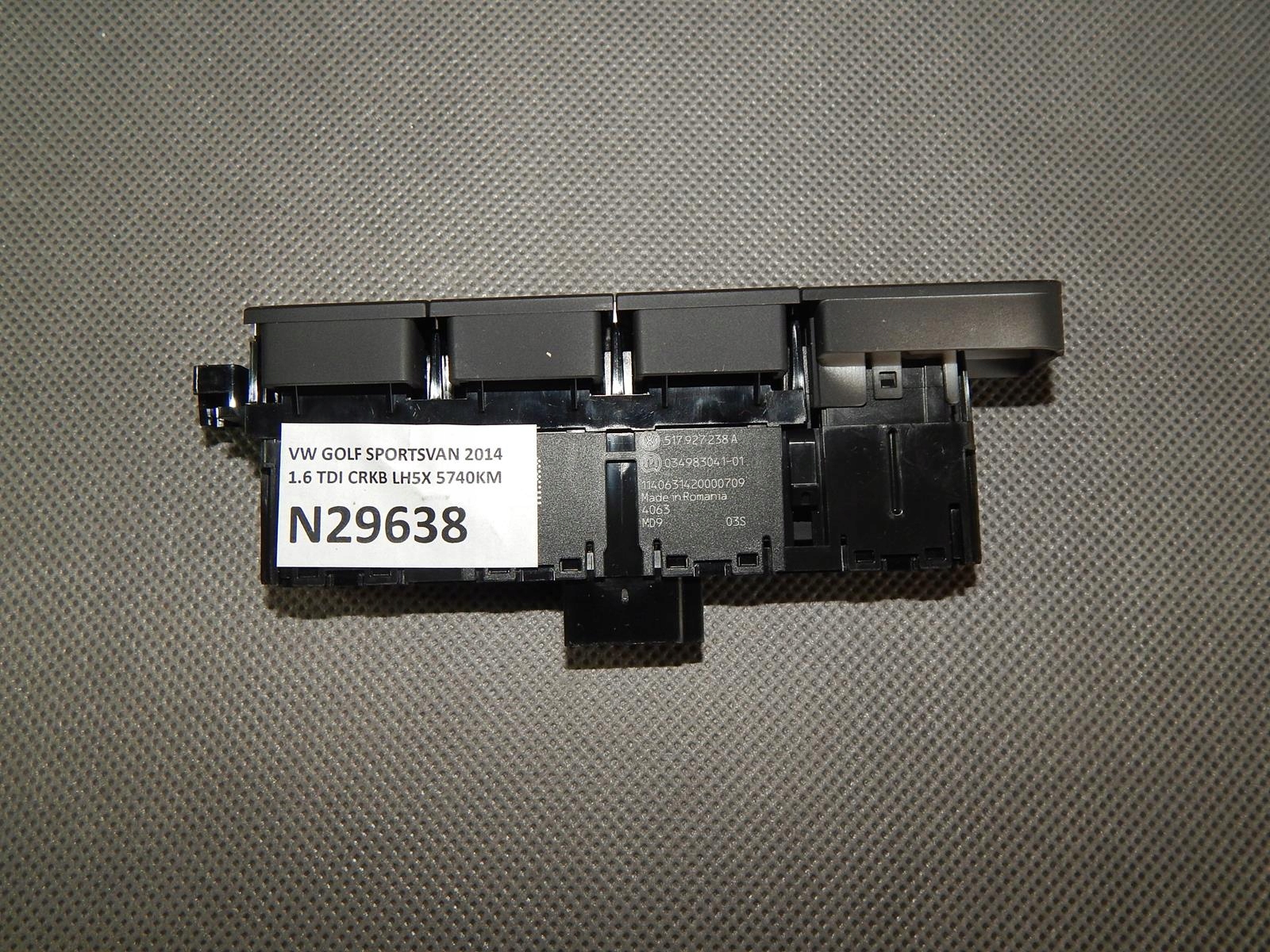 VW GOLF SPORTSVAN PANEL PRZYCISKOW 517927238A