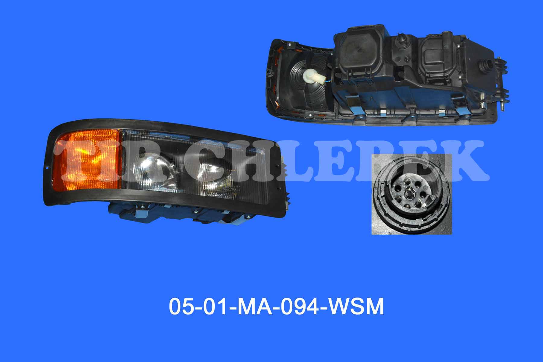 81.25101-6292 - Фара MAN F2000 правая / H7 + H7/