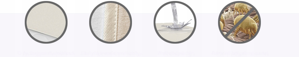 MATA NA MATERAC 120x200 ochraniacz wodoodporny P4 Długość 200 cm