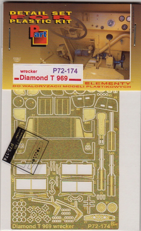 Díl P72-174 1/72 Diamond T 969 Wrecker (ibg)