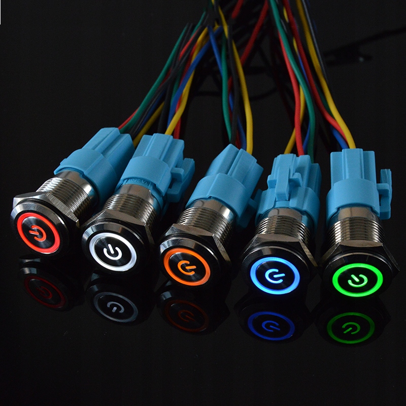 Gniazdo Przełącznik Hermetyczny 3A/250V 16mm 5-PIN Producent Inna