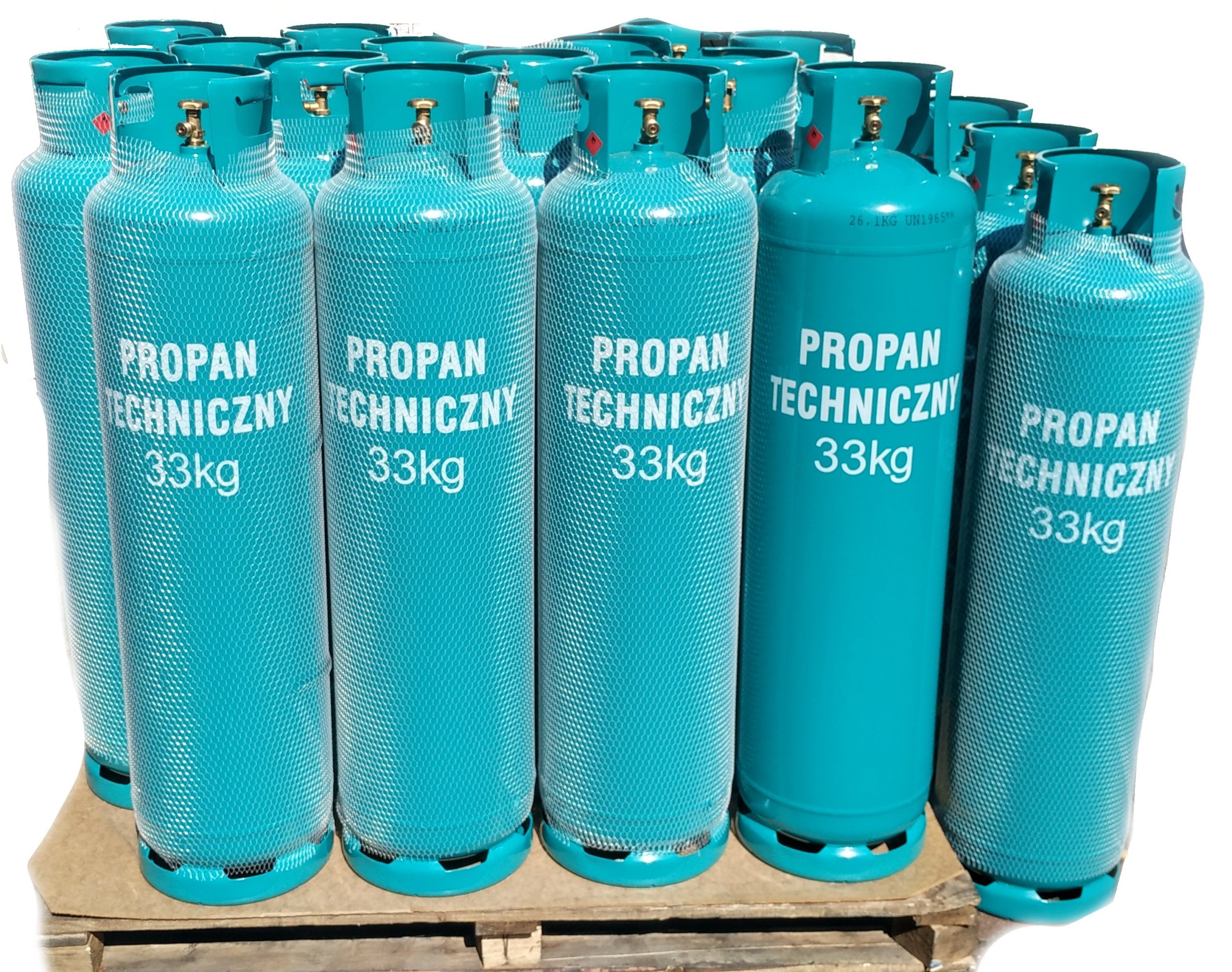 BUTLA GAZOWA 33 KG NA GAZ PROPAN BUTAN 30 KG PIEC Model 33