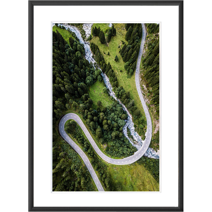 АЛЮМИНИЕВАЯ РАМА ЧЕРНАЯ 40x50 PASSE-PARTOUT 30x40