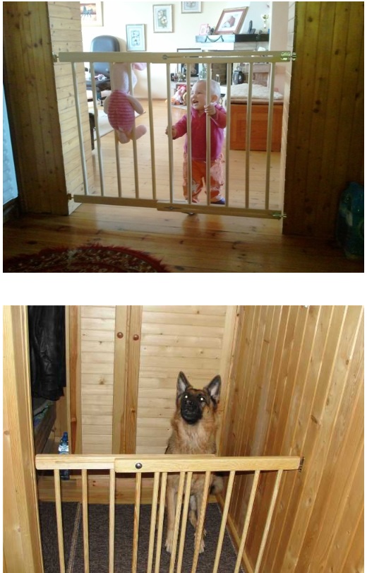 BRAMKA OCHRONNA BARIERKA ZABEZPIECZAJĄCA DRZWI SCHODY 72-122cm Wys. 68cm Szerokość produktu 122 cm