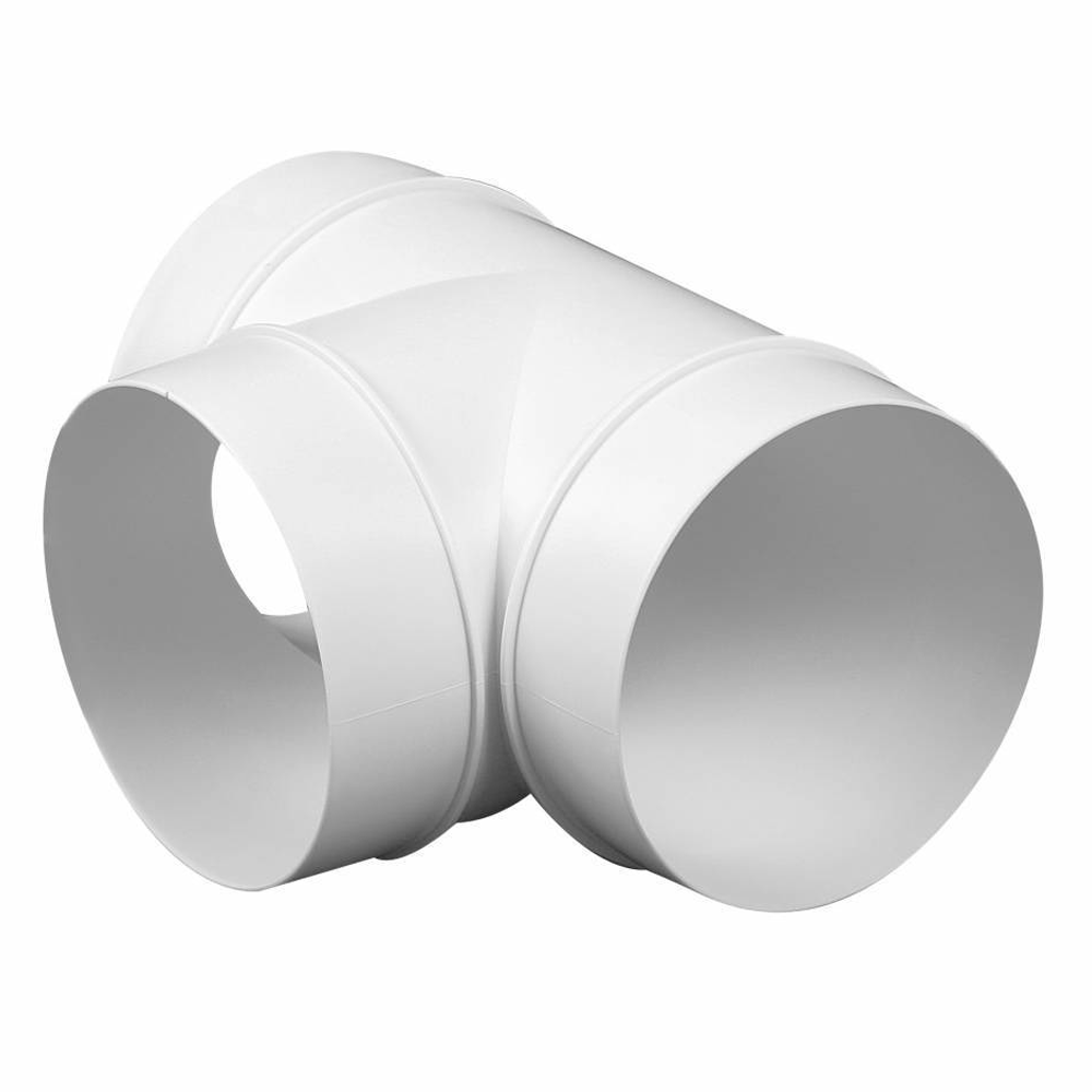 

Trójnik do kanału okrągłego T 100mm Pcv wentylacja