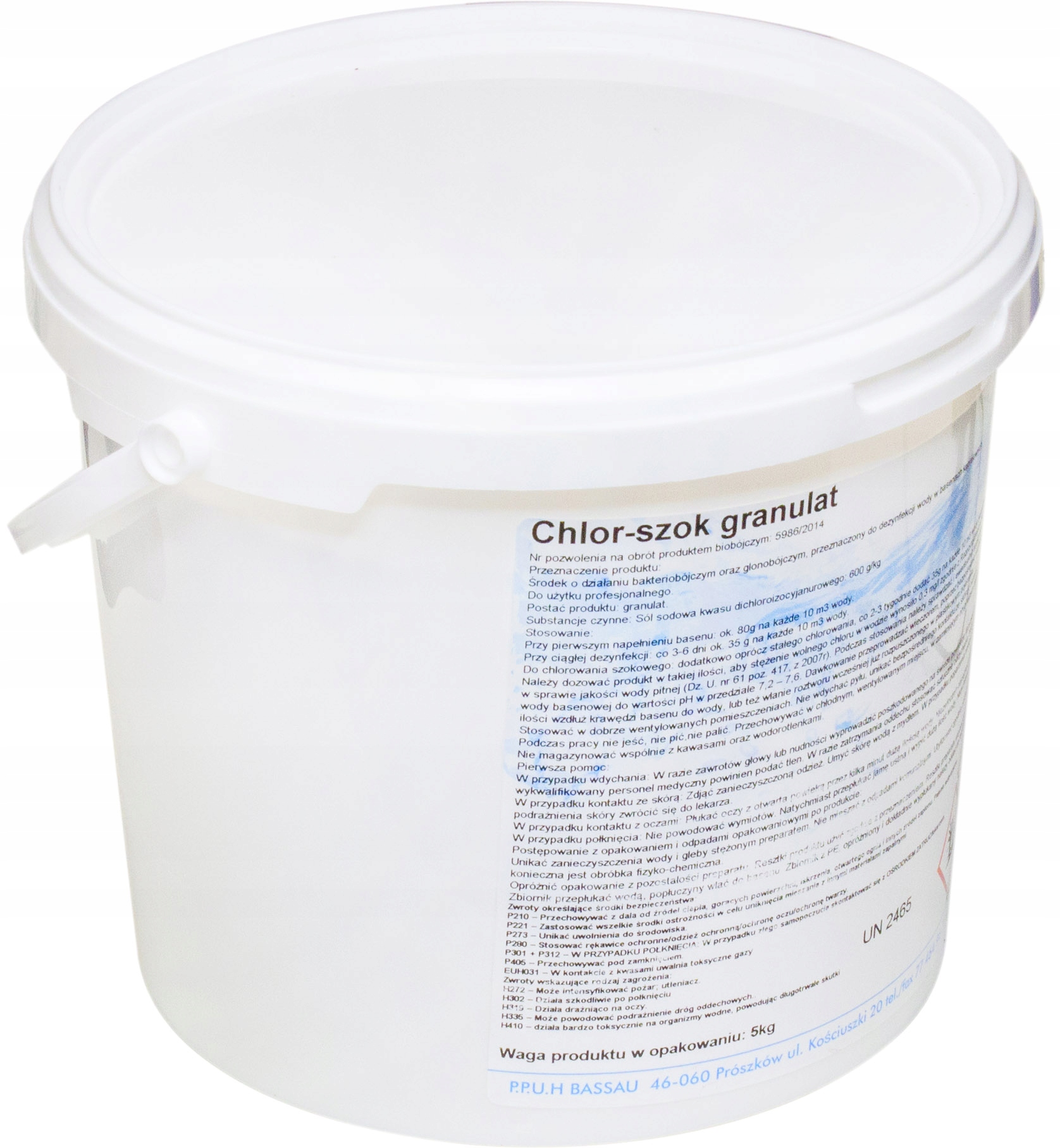 

Chlor-szok Chlor Szok Granulat Do Dezynfekcji 5kg