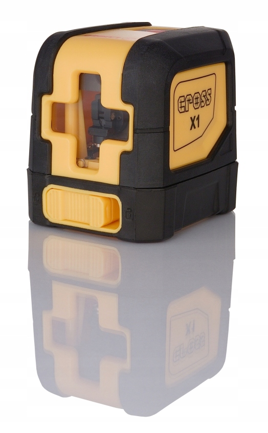 Laser krzyżowy liniowy CROSS X1 do wyznaczania SPADKÓW samopoziomujący Model CROSS X1