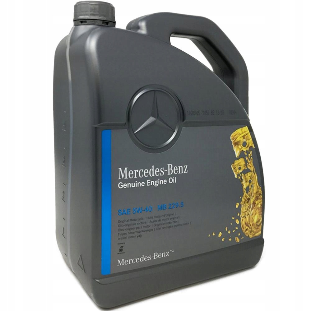 

Oryginalny Olej Mercedes Sae 5W-40 Mb 229.5 5L