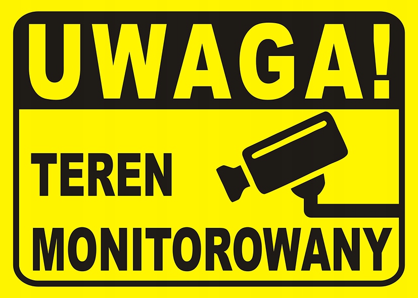 

Teren Monitorowany Tabliczka