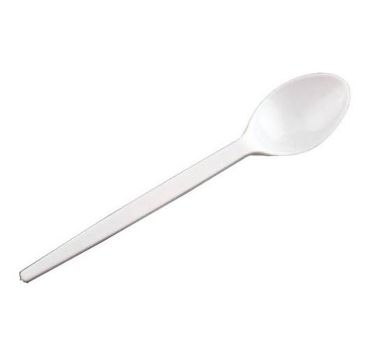 

jednorazowe Łyżki plastikowe białe 100szt