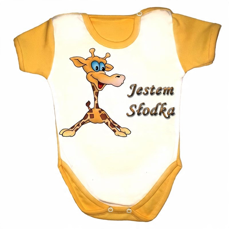 

Body napisy Krótki Rękaw bawełna Polskie 62 cm