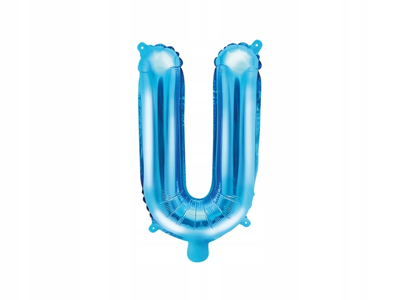 

Balon foliowy Litera "u" 35cm, niebieski