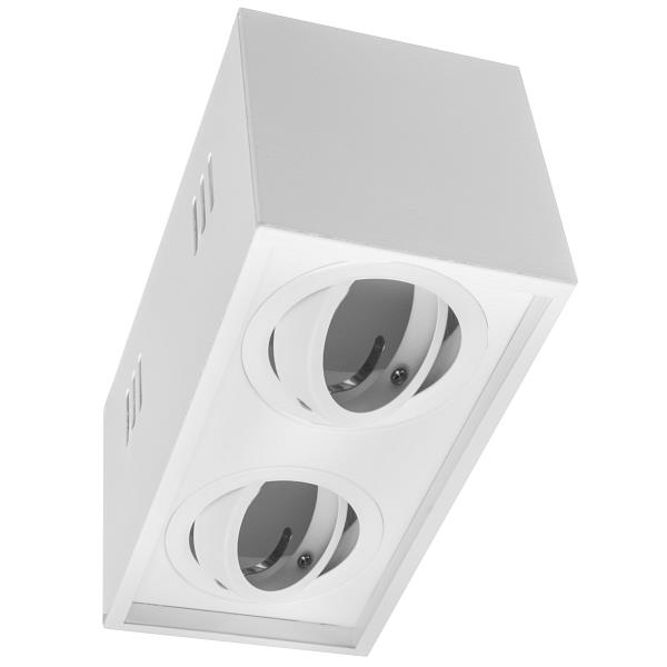 

Oprawa natynkowa sufitowa Podwójna Biała 18x9 Spot