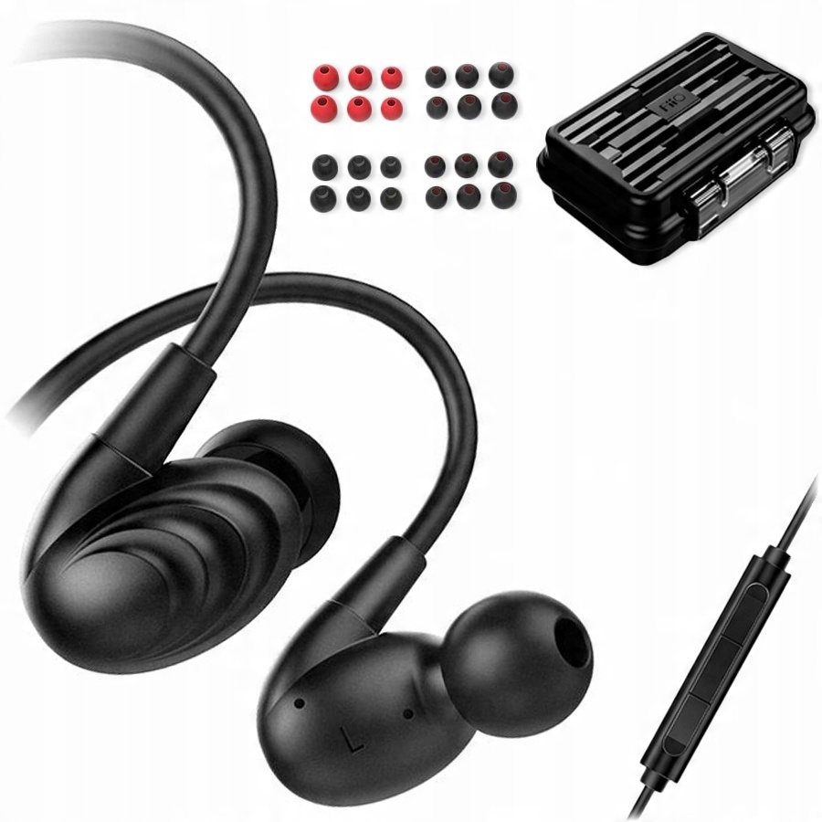 

Słuchawki Douszne Z Mikrofonem Fiio F9 +etui Black
