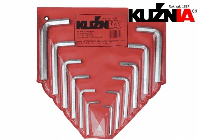

Kuźnia komplet kluczy imbusowych 3 10 mm RWTg