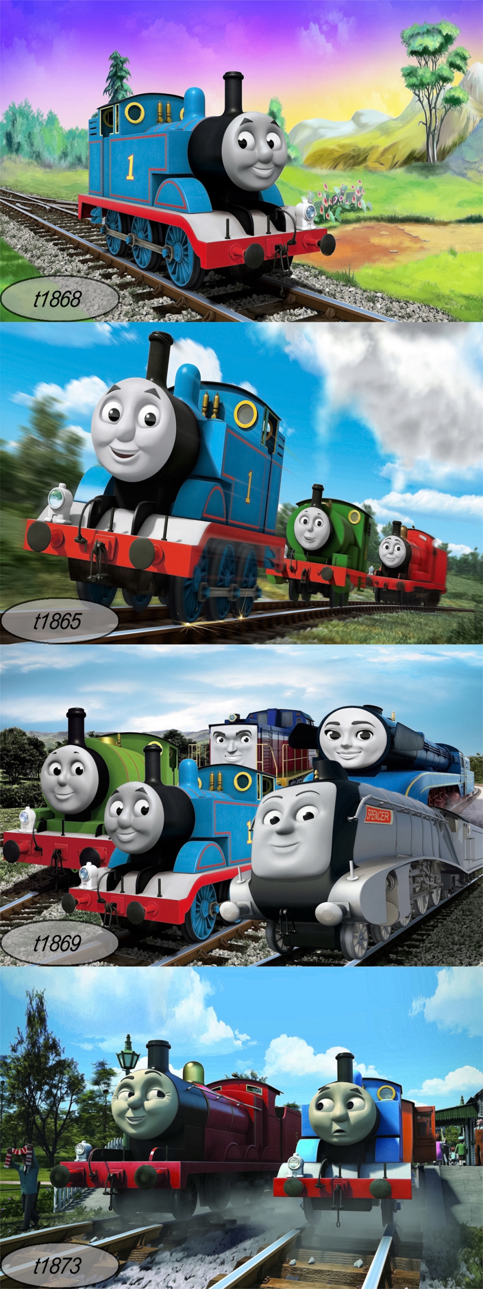 Fototapeta Tomek i Przyjaciele Producent na wymiar Bohater Tomek i Przyjaciele