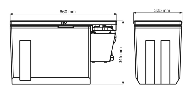 LODOWKA DAF XF 105 XF 106 NOWA SAMOCHODOWA Type electric