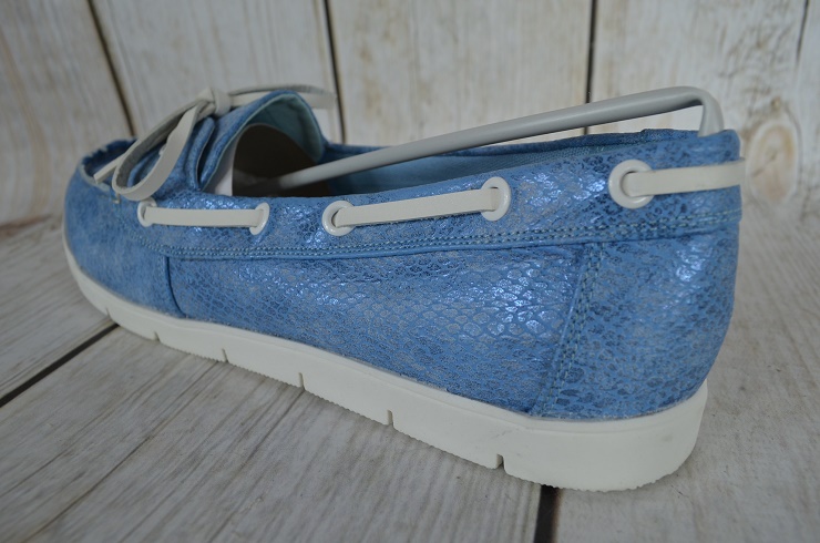 MONNARI MOKASYNY PÓŁBUTY niebieski NOWOŚĆ roz 40 Wzór dominujący inny wzór