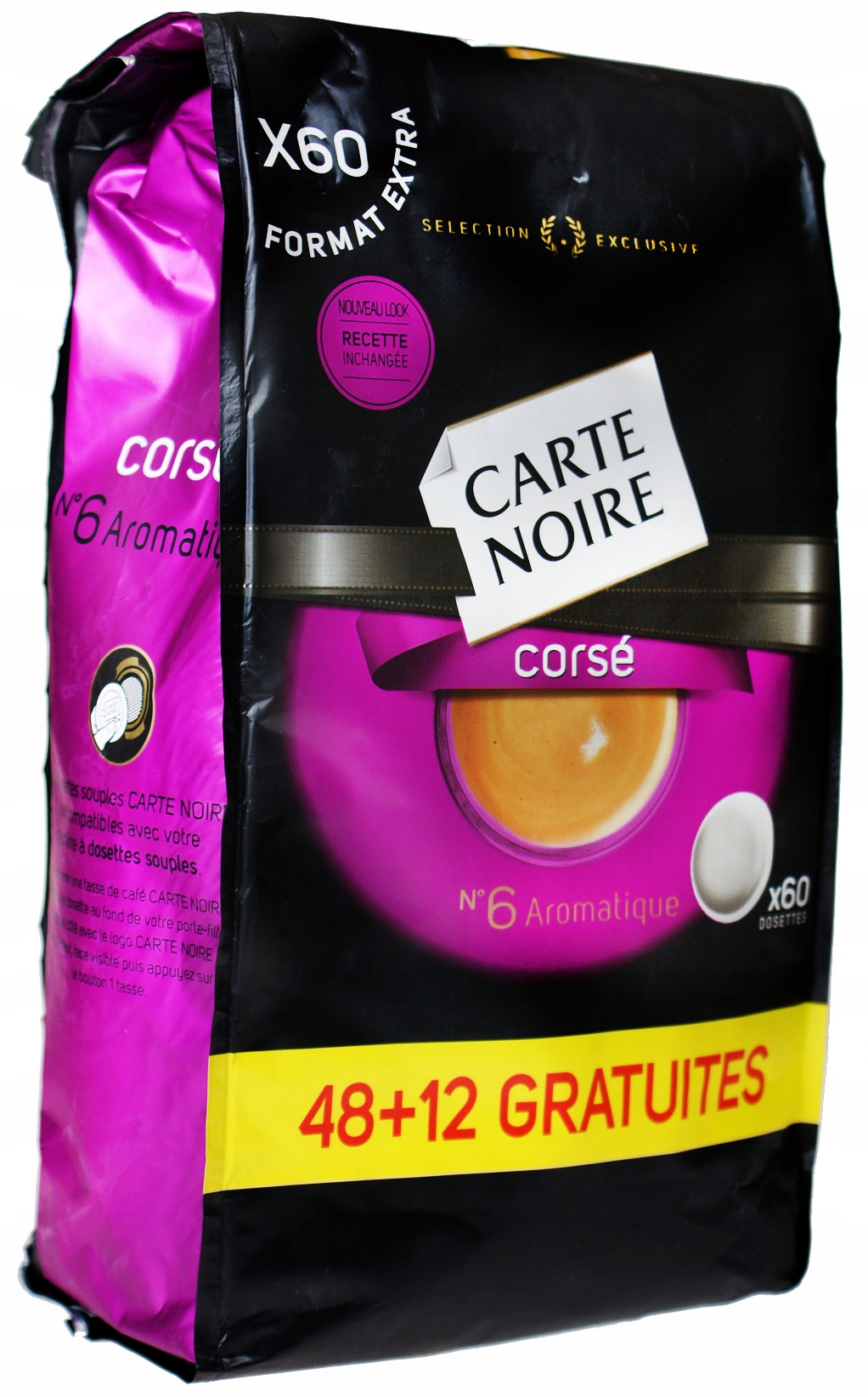 Кофе для SENSEO CARTE NOIRE CORSE 60 pads
