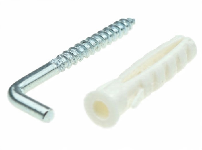 

hak wkręcany 5,0 x 45 z kołkiem rozporowym 10 szt.