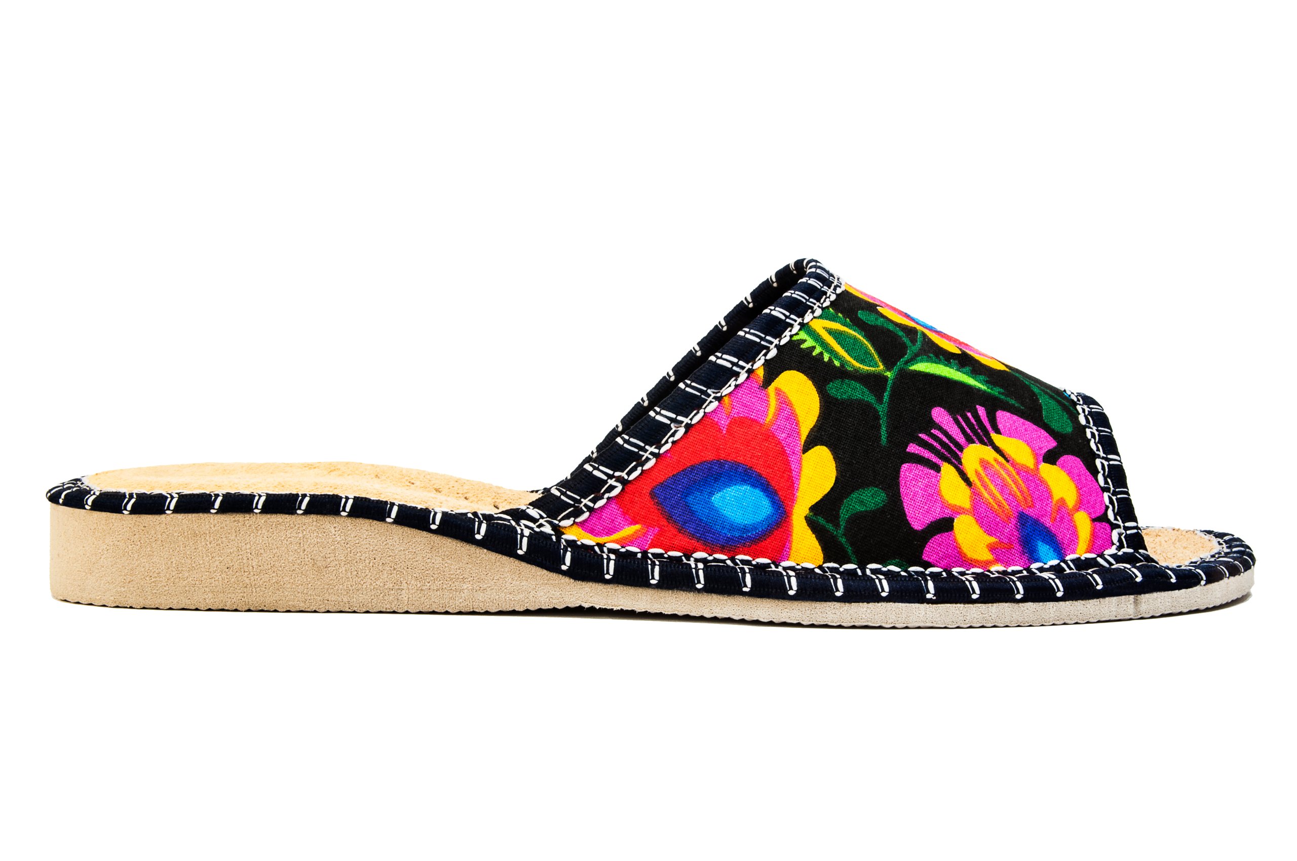 KAPCIE PANTOFLE ŁOWICKIE FOLK PRODUCENT BABA 37 Marka inna