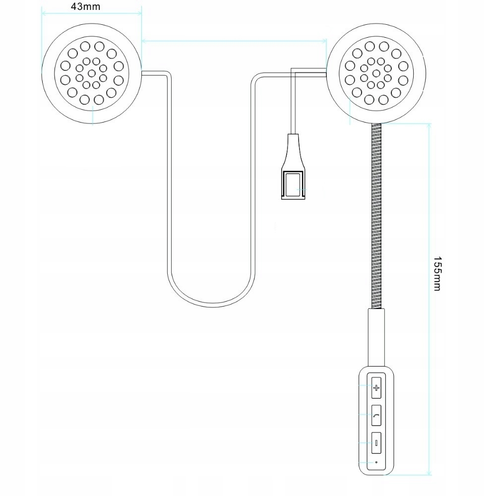 ZESTAW SŁUCHAWKOWY BLUETOOTH KASK ROLKI DESKOROLKA Marka Inna marka