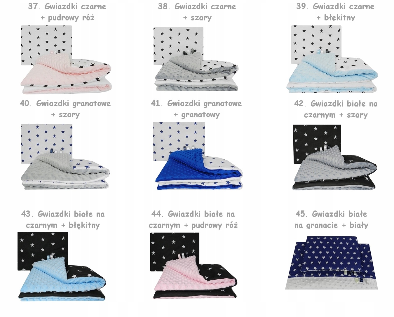 KOMPLET POŚCIELI MINKY KOCYK + PODUSZKA DO WÓZKA Płeć Chłopcy Dziewczynki