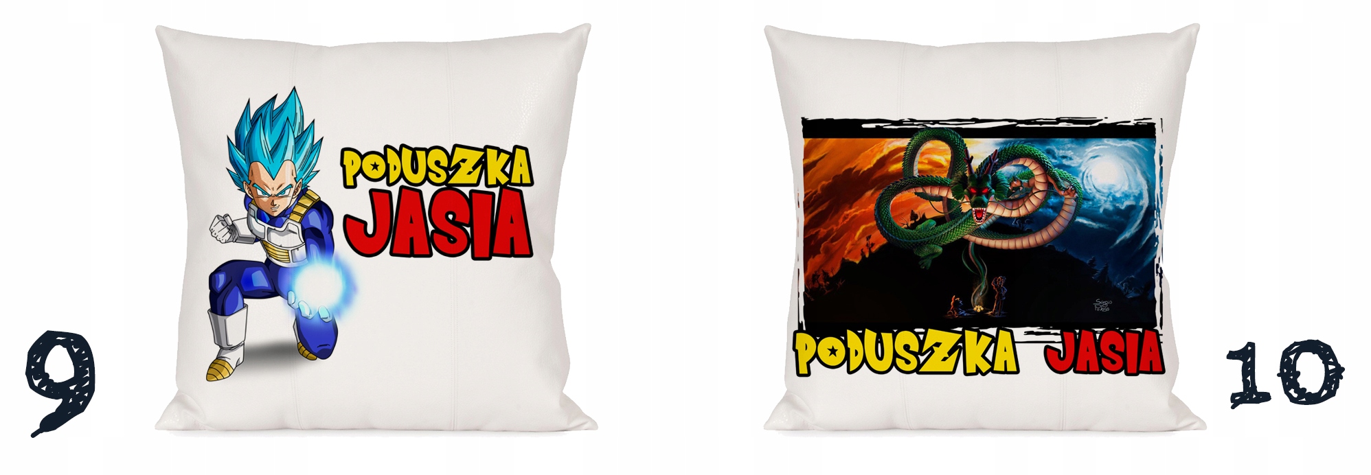 PODUSZKA DRAGON BALL Z / GT / SUPER PREZENT + IMIĘ Rodzaj inny