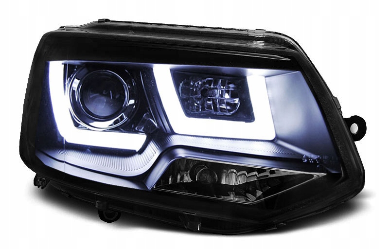VW Transporter T5 09-15 LAMPY reflektory LED DRL Strona zabudowy lewe + prawe