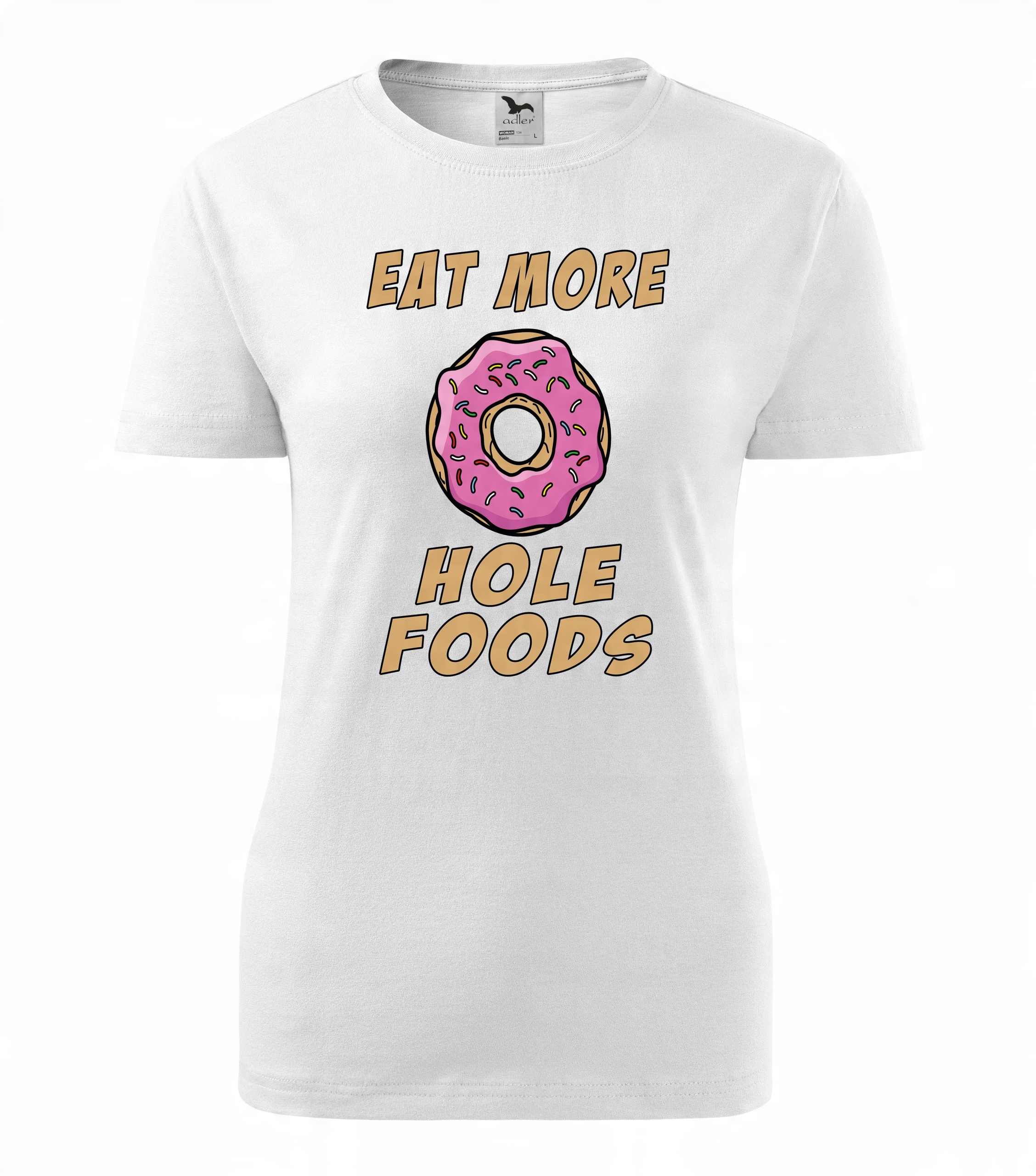

koszulka damska Eat More Hole Foods prezent r. XXL