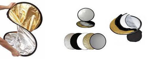 BLENDA FOTOGRAFICZNA OKRĄGŁA 5w1 110cm z POKROWCEM i DYFUZOREM Marka Massa