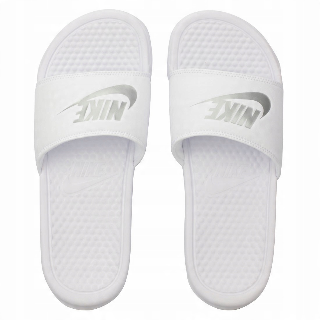 

Białe Klapki Damskie Nike Benassi 343881 102 R38