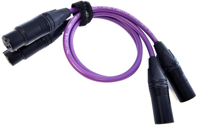 

Kabel 2x Xlr - 2x Xlr Melodika MD2X Hiend 0.5m