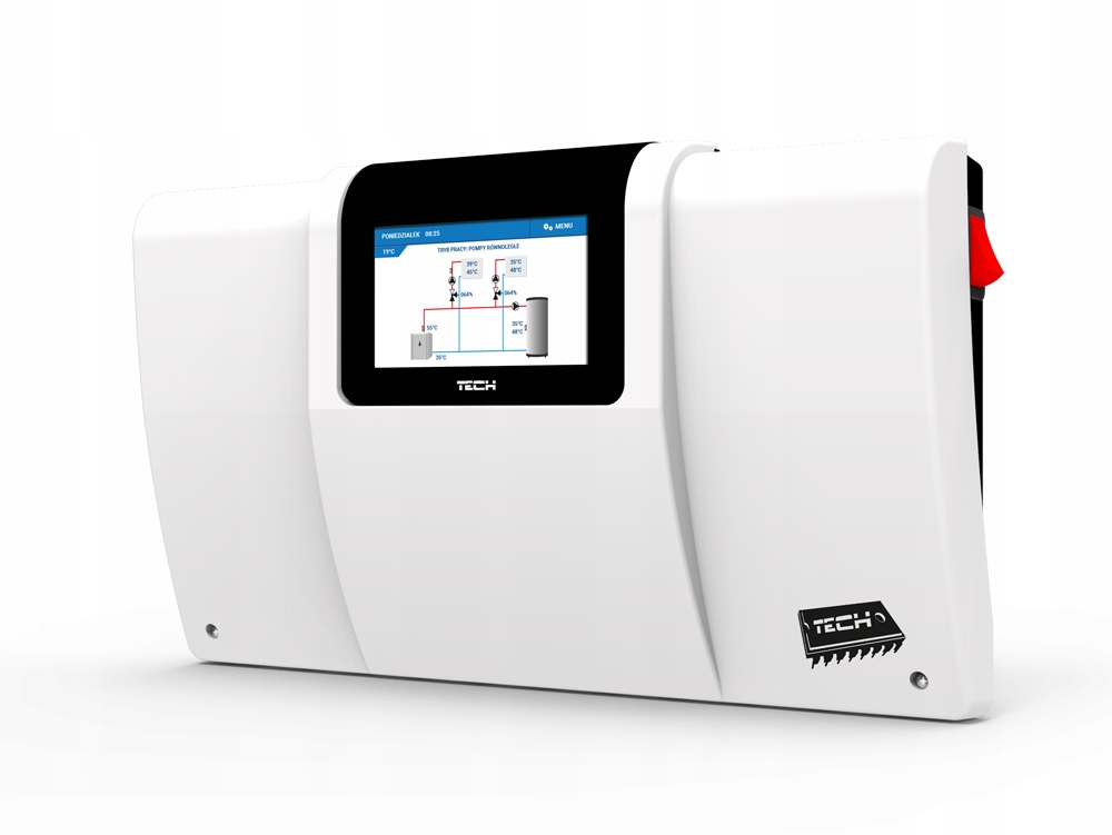 Tech i-2 Plus sterownik do instalacji OpenTherm sterowanie dwoma zaworami