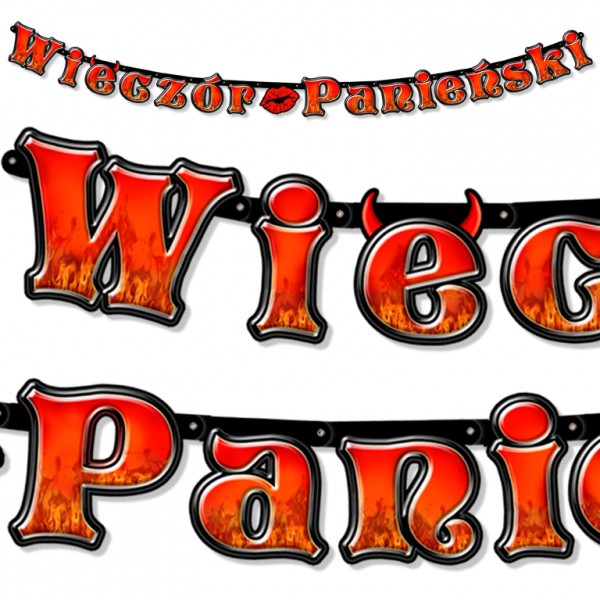 

Baner Wieczór Panieński Devil 235 cm