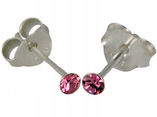 

Versil kolczyki cyrkonie 2,5 mm srebro pr. 0,925
