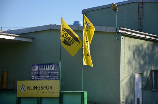 Flaga Reklamowa firmowa 90x60cm Projekt Gratis Wysokość produktu 60 cm